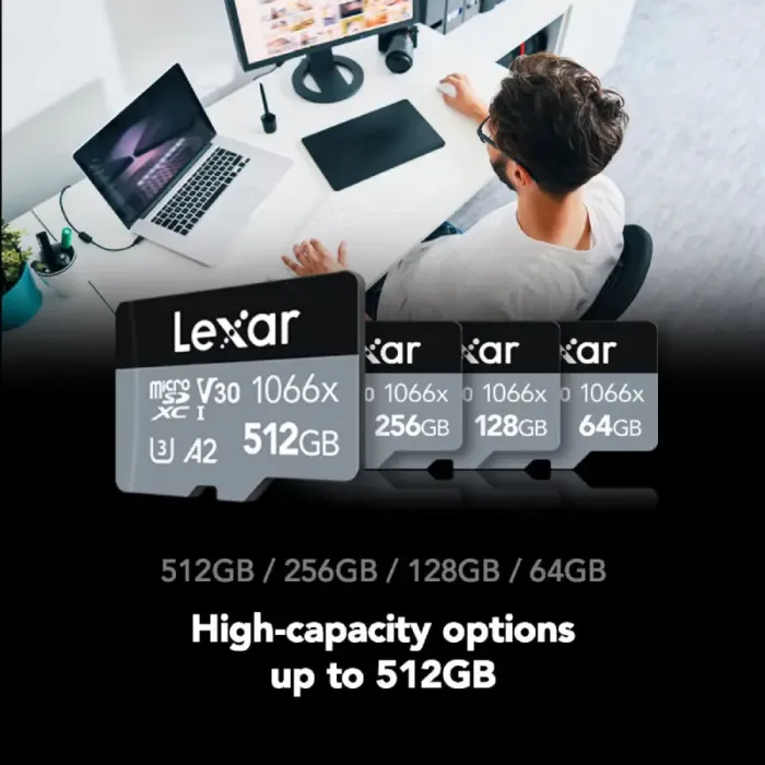 Lexar Professional 1066x microSDXC UHS-I Card SILVER Series by  in  - EC MALL