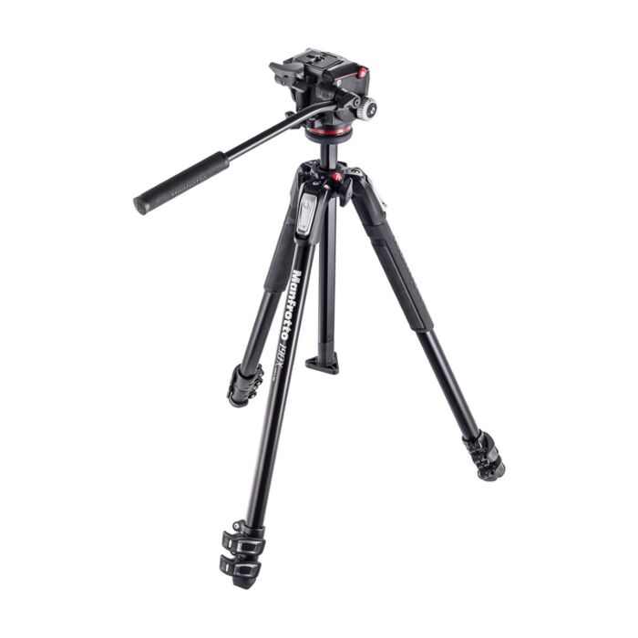 Manfrotto 190X Aluminum 3-Section Tripod With XPRO Fluid Head by  in  - EC MALL