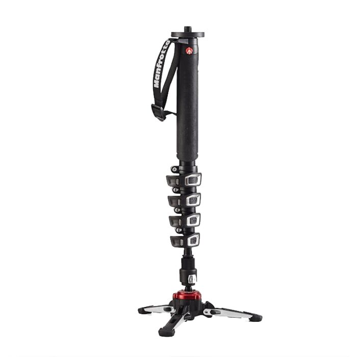 Manfrotto XPRO Aluminium 5 Section Fluid Video Monopod by  in  - EC MALL