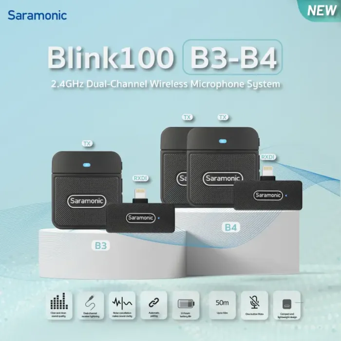 Saramonic Blink100 B3/B4 Wireless Microphone by  in  - EC MALL