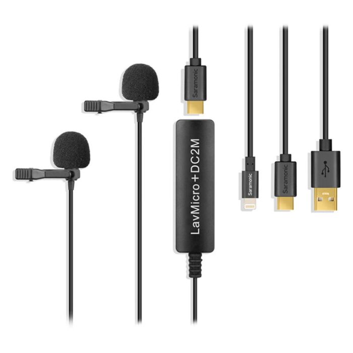 Saramonic LavMicro+DC2M Dual Digital Lavalier Microphone by  in  - EC MALL