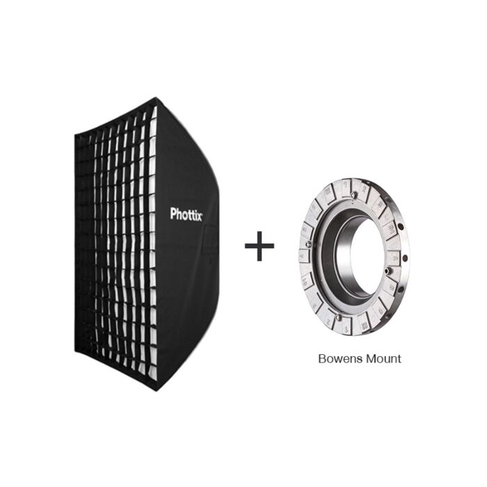 Phottix Solas Softbox with Grid 91x122cm (36″x48″) by  in  - EC MALL
