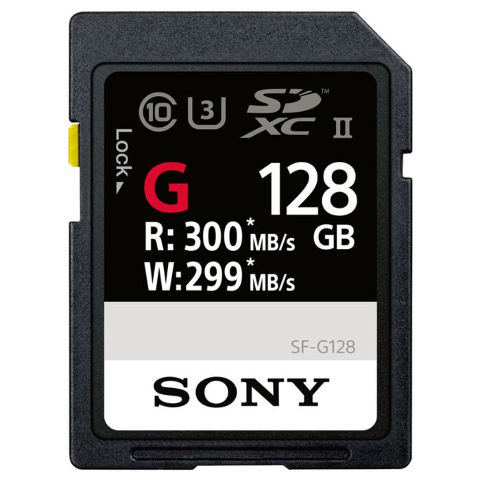 SD Sony 128GB SF-G Series UHS-II SDXC ( 300 MB/s /299MB/s ) by  in  - EC MALL