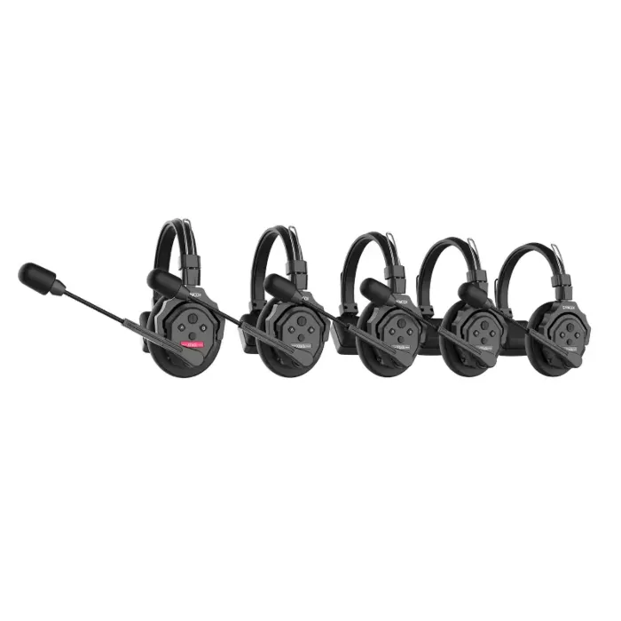 Synco XTalk X5 Wireless Intercom System with 5 Headsets (2.4 GHz) by  in  - EC MALL