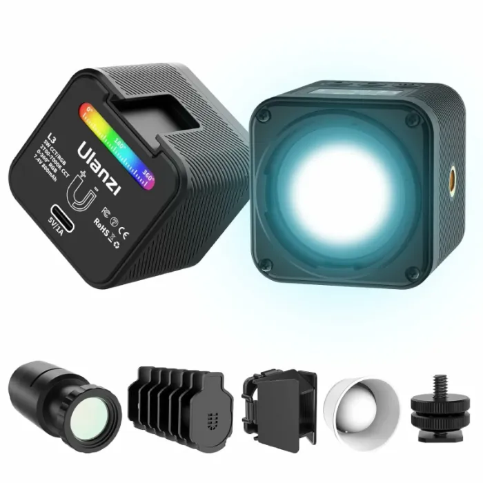 Ulanzi L3 RGB COB Video Lighting Kit L052GBB1 by  in  - EC MALL