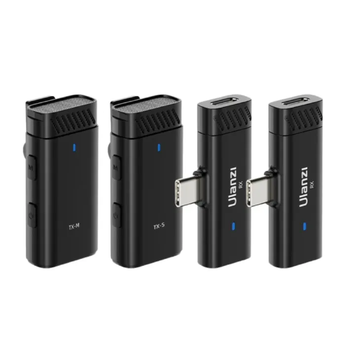 Ulanzi HM2301 Dual-Emitting Multi-Device Wireless Lavalier A005 by  in  - EC MALL