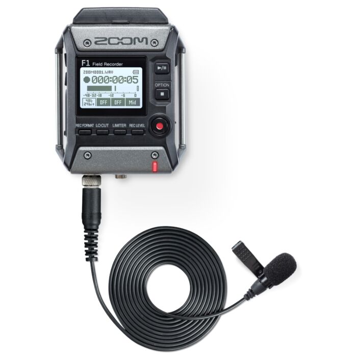 Zoom F1-LP Field Recorder With Lavalier Microphone by  in  - EC MALL