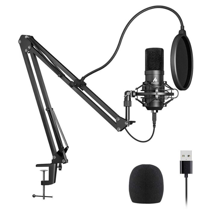 Maono AU-A04 USB Microphone Kit 192KHZ/24BIT Plug&Play by  in  - EC MALL