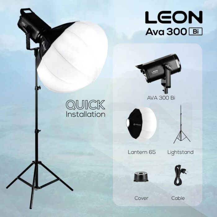LEON AVA300 Bi-Color ชุดไฟ ACTIVE 320C (Leon Ava300bi + Lakrpne Lantern 65 + Light Stand 265) by  in  - EC MALL