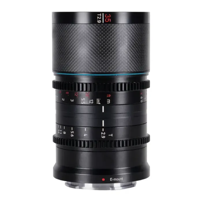Sirui Saturn 35B 35mm T2.9 1.6x Carbon Fiber Full-Frame Anamorphic Lens (Blue Flare) by  in  - EC MALL