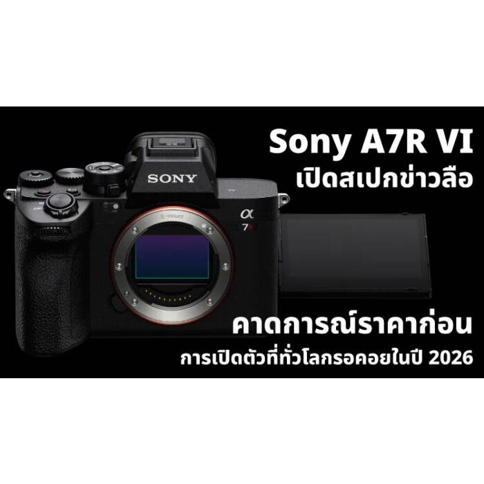 Rumors Sony A7R VI Mirrorless Fullframe Camera by  in  - EC MALL