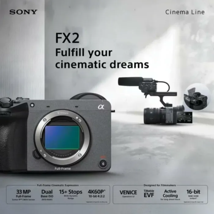 Sony FX2 Cinema Camera E-Mount by  in  - EC MALL