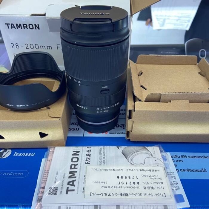 Tamron 28-200mm f/2.8-5.6 Di III RXD (Model A071) For Sony E (ราคา Demo Clearance Sale หมดแล้วหมดเลย) by  in  - EC MALL
