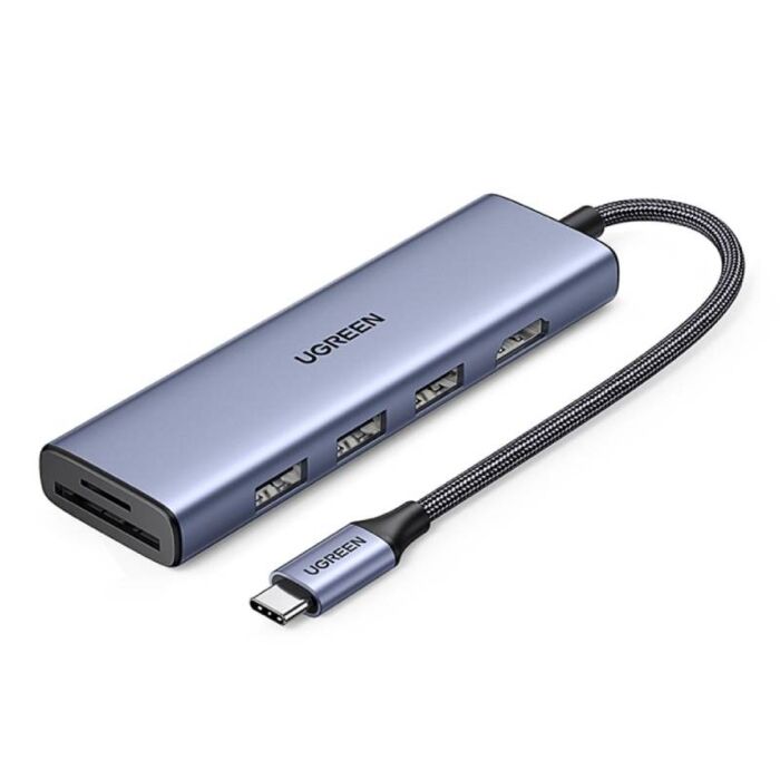 Ugreen 20956A Port Hub 6-in-1 USB-C to 3xUSB-A, HDMI, TF/SD by  in  - EC MALL