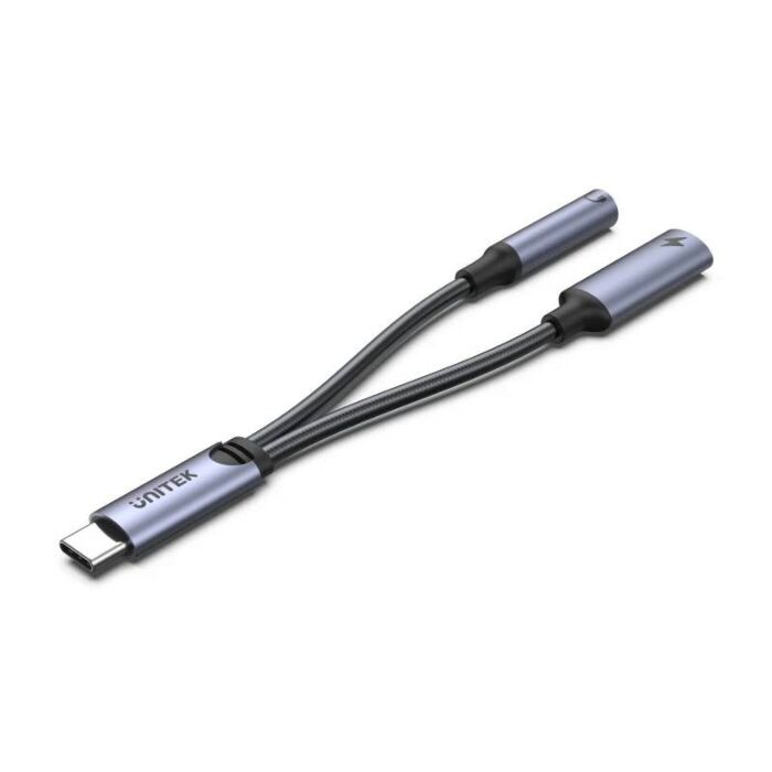 UNITEK M205A Type C to 3.5mm Headphone and 60W Charger Adapter by  in  - EC MALL