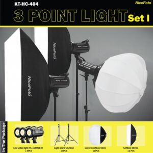 NiceFoto 3 Point Light Set I