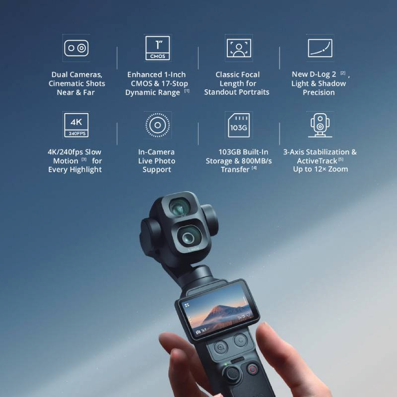 DJI Osmo Pocket 4P Camera by  in  - EC MALL