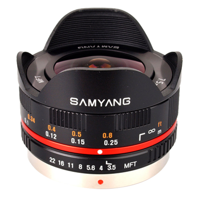Samyang 7.5mm f/3.5 Fisheye MFT เลนส์มุมกว้าง ราคาพิเศษ