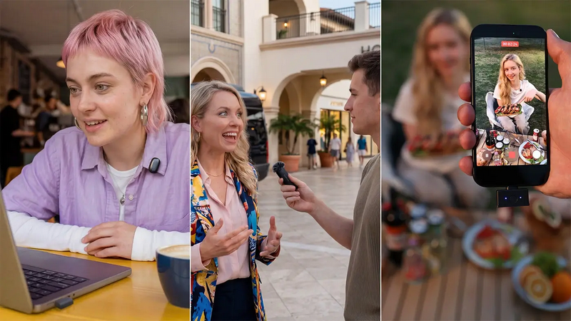 Saramonic Air SE AI-Powered Clip-On and Handheld Wireless Microphone by  in  - EC MALL