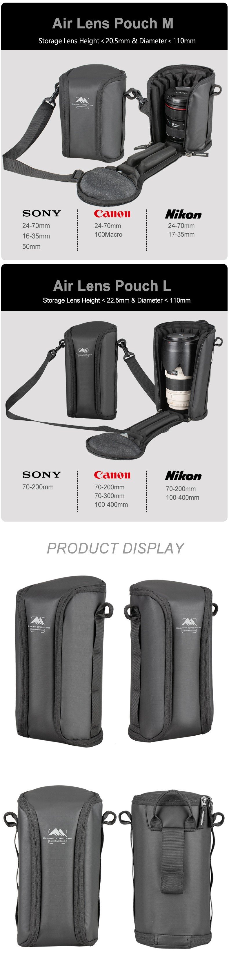 Summit Creative Air Lens Pouch by  in  - EC MALL