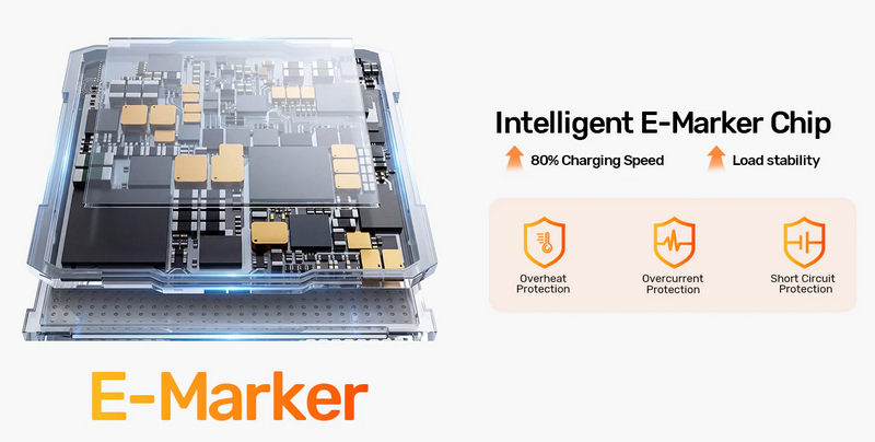 UNITEK C14179A USB4 Keychain Cable by  in  - EC MALL