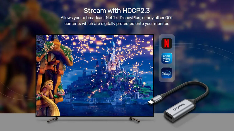 UNITEK V1420A USB-C to HDMI Adapter 4K60Hz by  in  - EC MALL