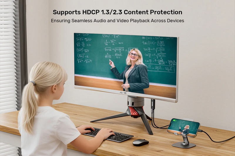 UNITEK V1439A USB-C to HDMI 4K@60Hz Cable with PD 100W 2M by  in  - EC MALL