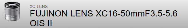 Fujifilm Fujinon XC 16-50mm f/3.5-5.6 OIS II by  in  - EC MALL