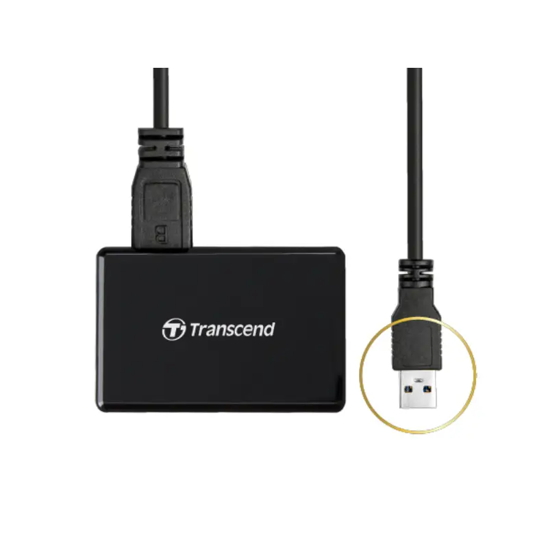 Transcend USB 3.1 Card Reader (TCN-TS-RDF9K2) by  in  - EC MALL