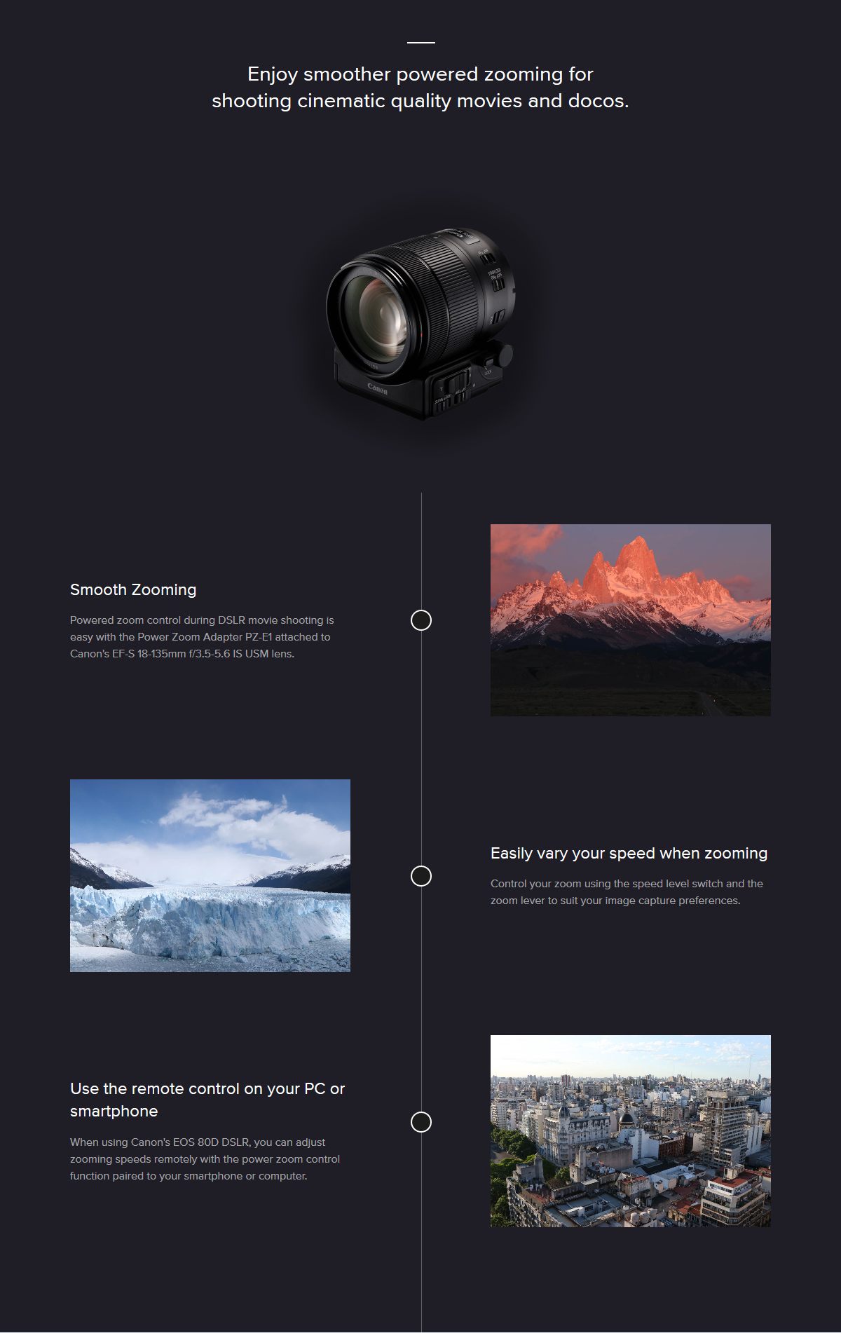 Canon Power Zoom Adapter PZ-E1 by  in  - EC MALL