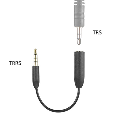 Saramonic SR-UC201 3.5mm Female TRS Microphone Adapter To 3.5 MaleTRRS by  in  - EC MALL