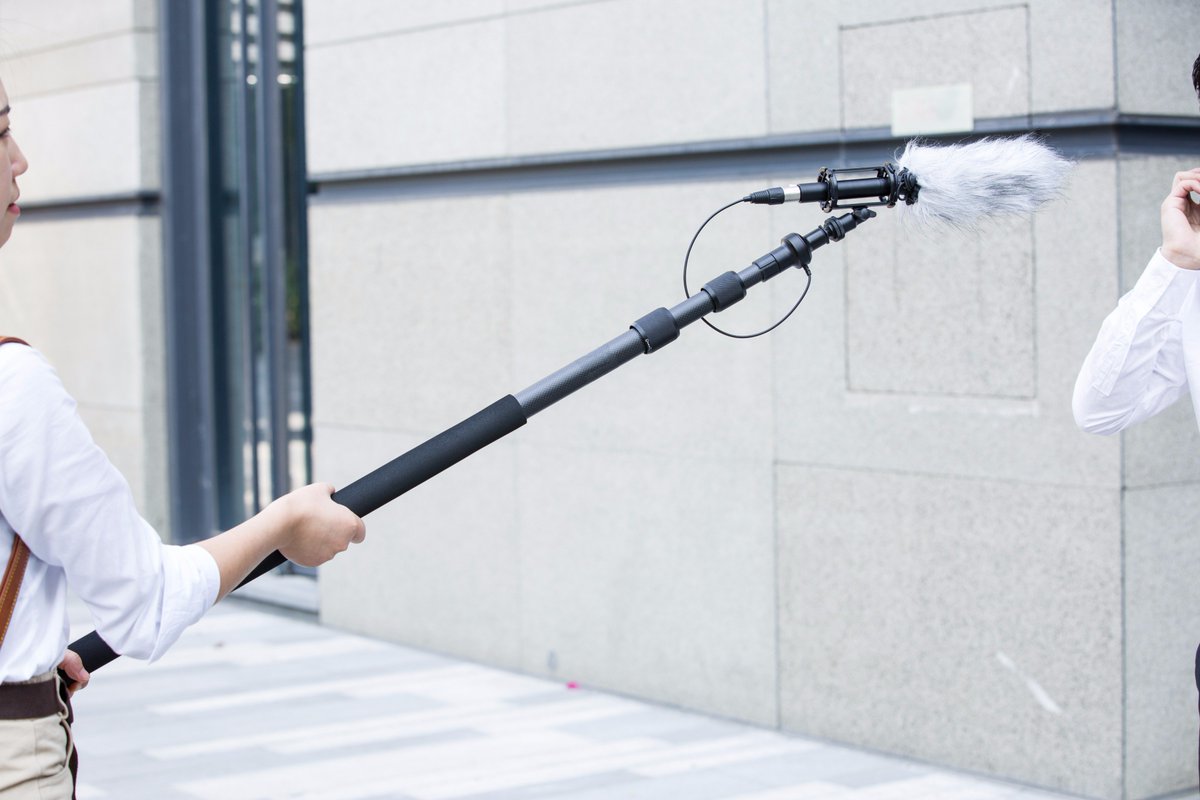 Boya BY-PB25 Carbon Fiber Boompole With Internal XLR Cable by  in  - EC MALL