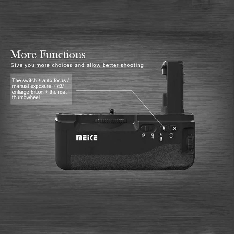 Meike MK-A7II PRO Battery Grip Built-in 2.4GHZ Remote For Sony A7II / A7RII by  in  - EC MALL