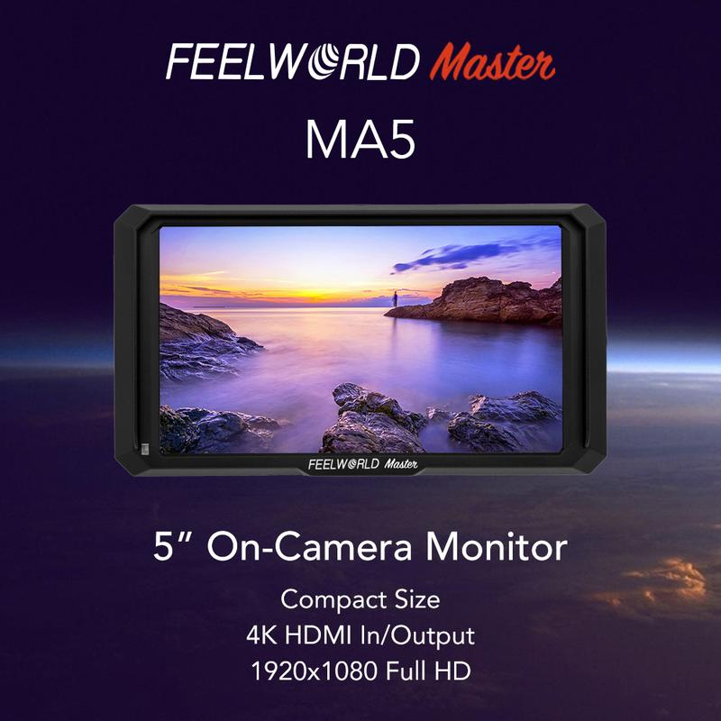 Feelworld Master Series MA5 5" 4K HDMI Input/Output Monitor by  in  - EC MALL
