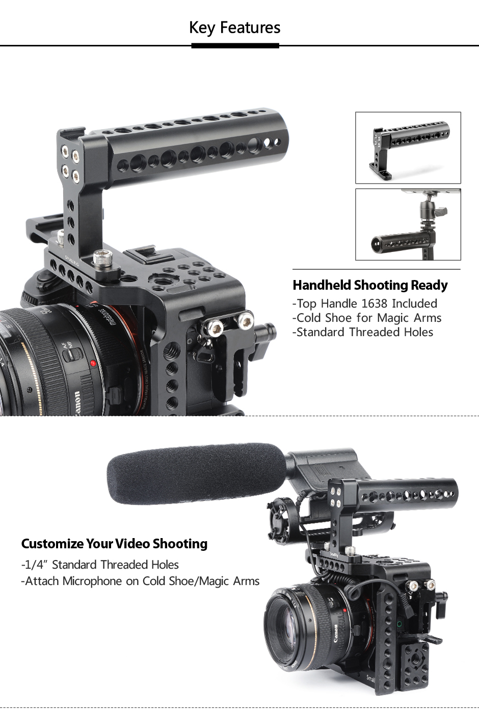 SmallRig 2014B Cage kit (1982+1679+1638) Sony A7II/ A7RII/ A7SII Accessory by  in  - EC MALL
