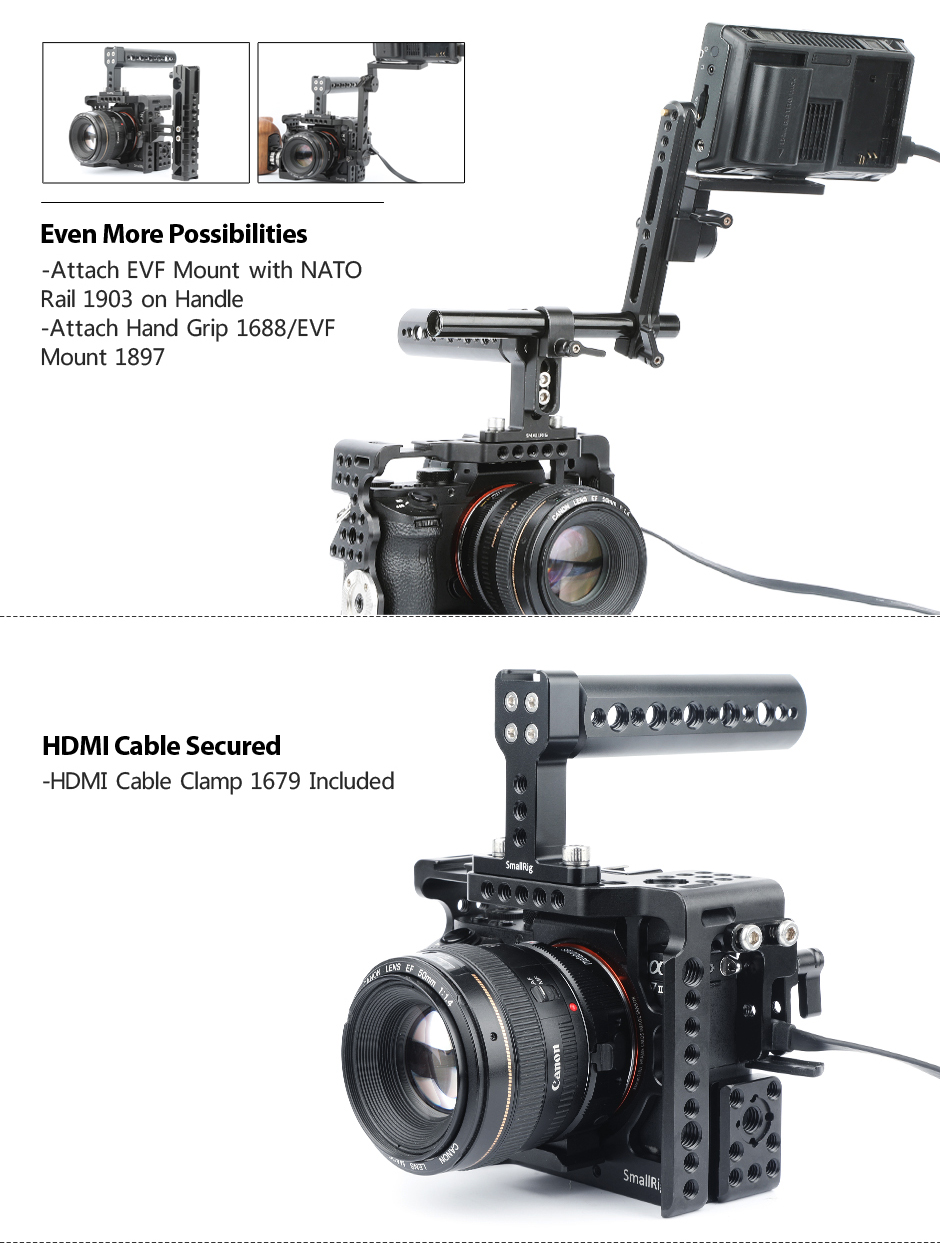 SmallRig 2014B Cage kit (1982+1679+1638) Sony A7II/ A7RII/ A7SII Accessory by  in  - EC MALL