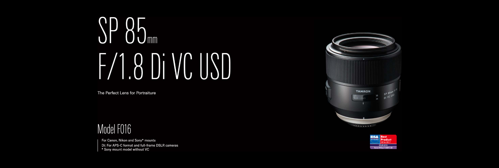 Tamron SP 85mm f/1.8 Di VC USD by  in  - EC MALL