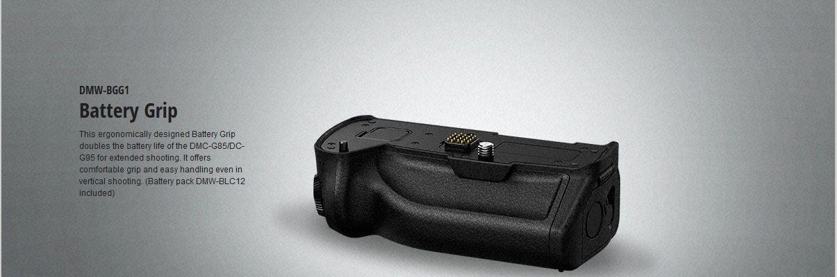 Panasonic DMW-BGG1 Battery Grip For G85 / G95 by  in  - EC MALL