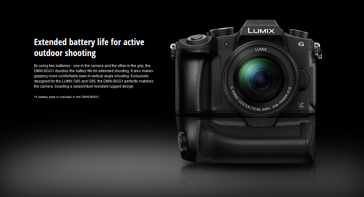 Panasonic DMW-BGG1 Battery Grip For G85 / G95 by  in  - EC MALL