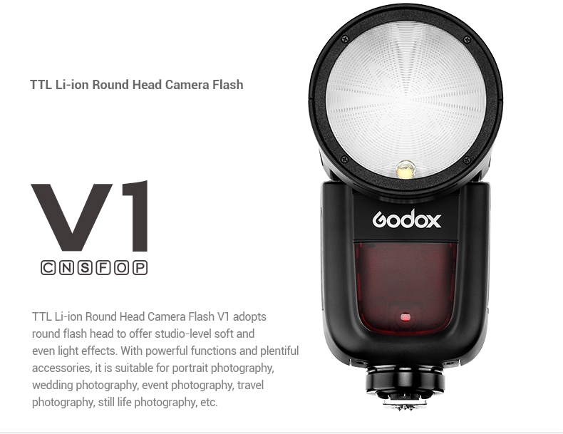 Flash Godox V1 by  in  - EC MALL