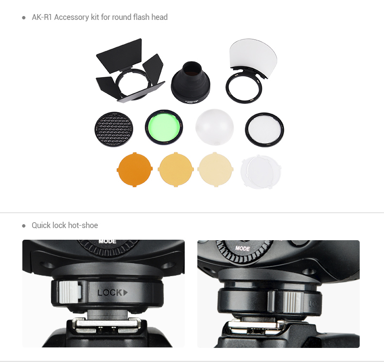 Flash Godox V1 by  in  - EC MALL