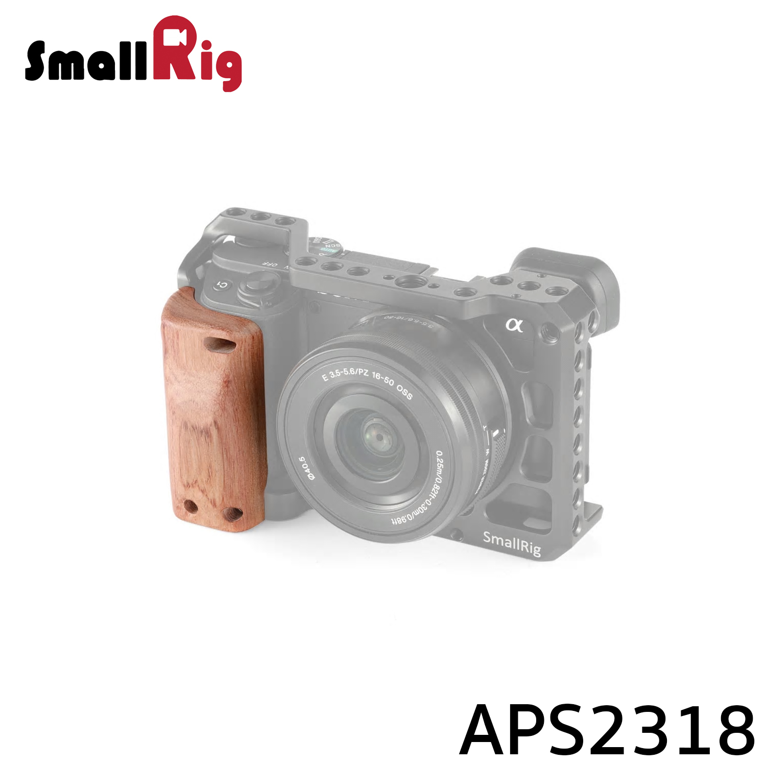 SmallRig APS2318 Wooden Handgrip for Sony A6400 Cage by  in  - EC MALL
