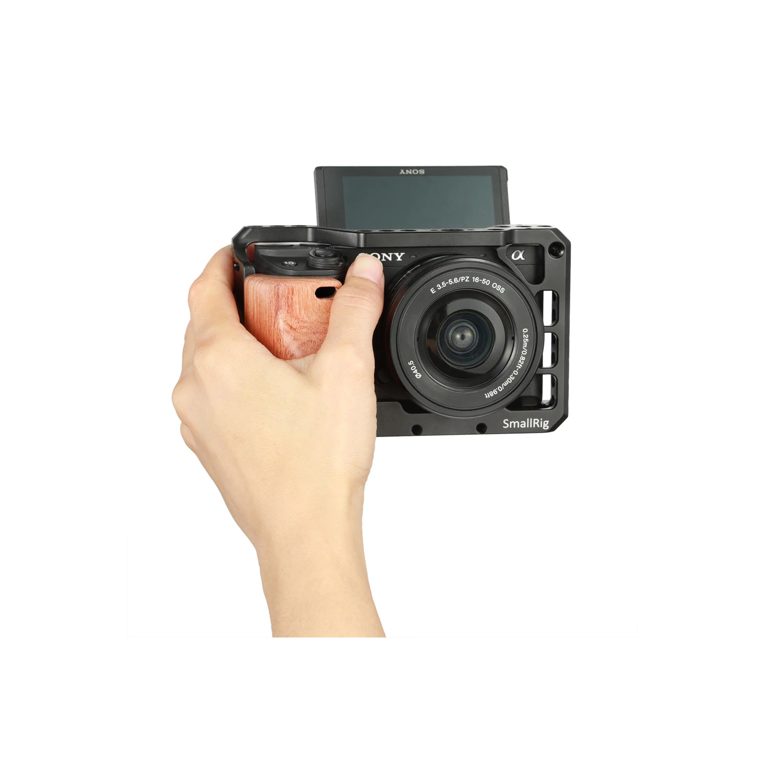 SmallRig APS2318 Wooden Handgrip for Sony A6400 Cage by  in  - EC MALL