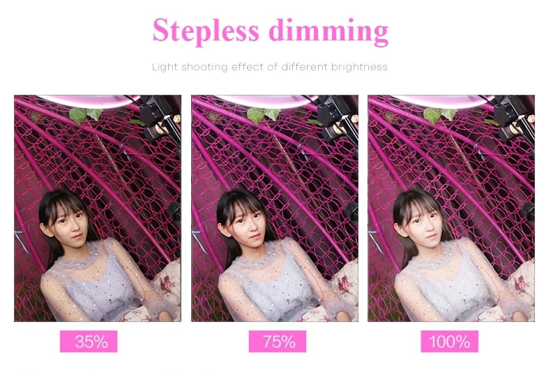 LED Ring Light QZSD RL-12 Size 14 inch With Stand by  in  - EC MALL