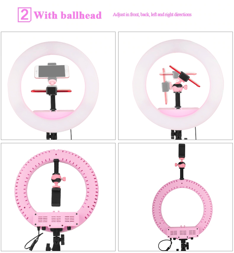 LED Ring Light QZSD RL-12 Size 14 inch With Stand by  in  - EC MALL