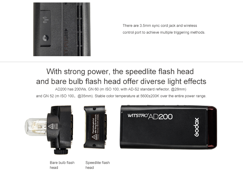 Godox AD200 TTL Pocket Flash by  in  - EC MALL