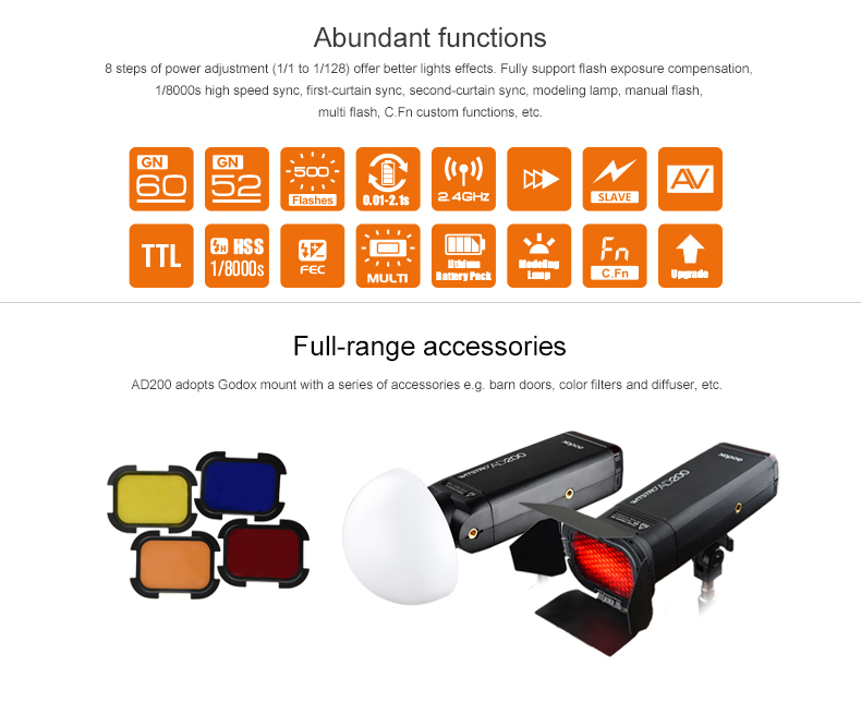 Godox AD200 TTL Pocket Flash by  in  - EC MALL