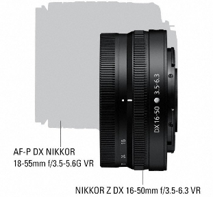 Nikon NIKKOR Z DX 16-50mm f/3.5-6.3 VR Lens by  in  - EC MALL