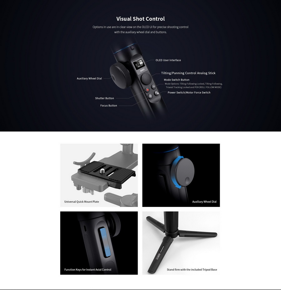 Sirui Swift P1 Gimbal for Cameras by  in  - EC MALL