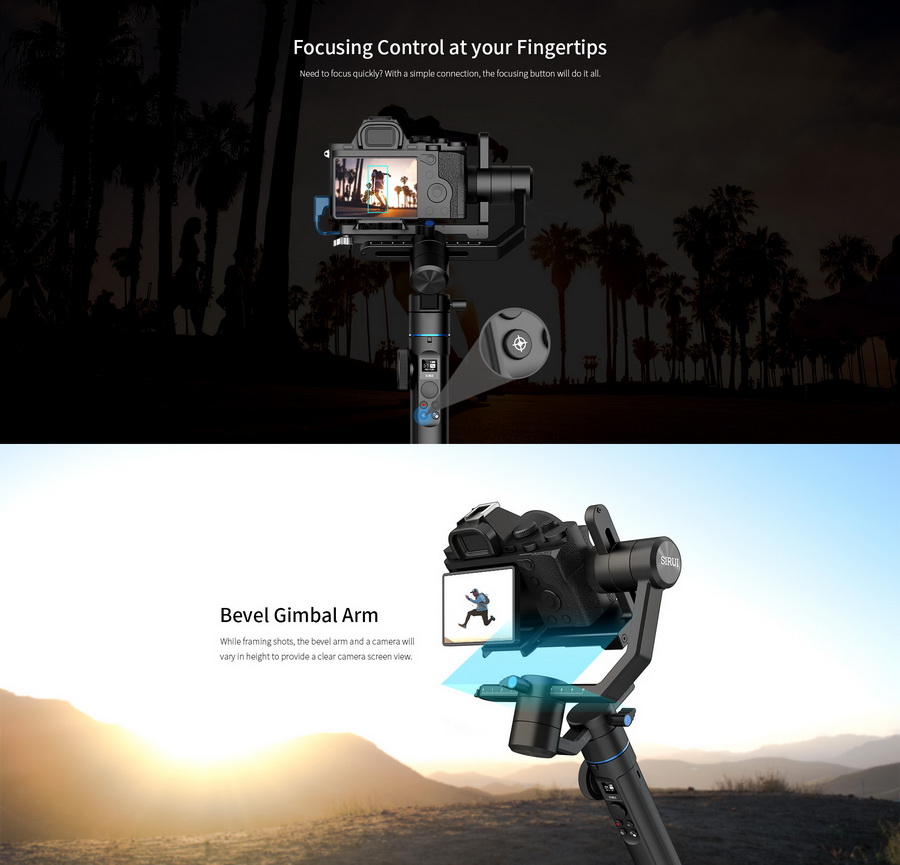 Sirui Swift P1 Gimbal for Cameras by  in  - EC MALL